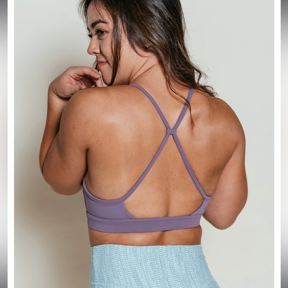 P’tula Cathie sports bra purple size Medium